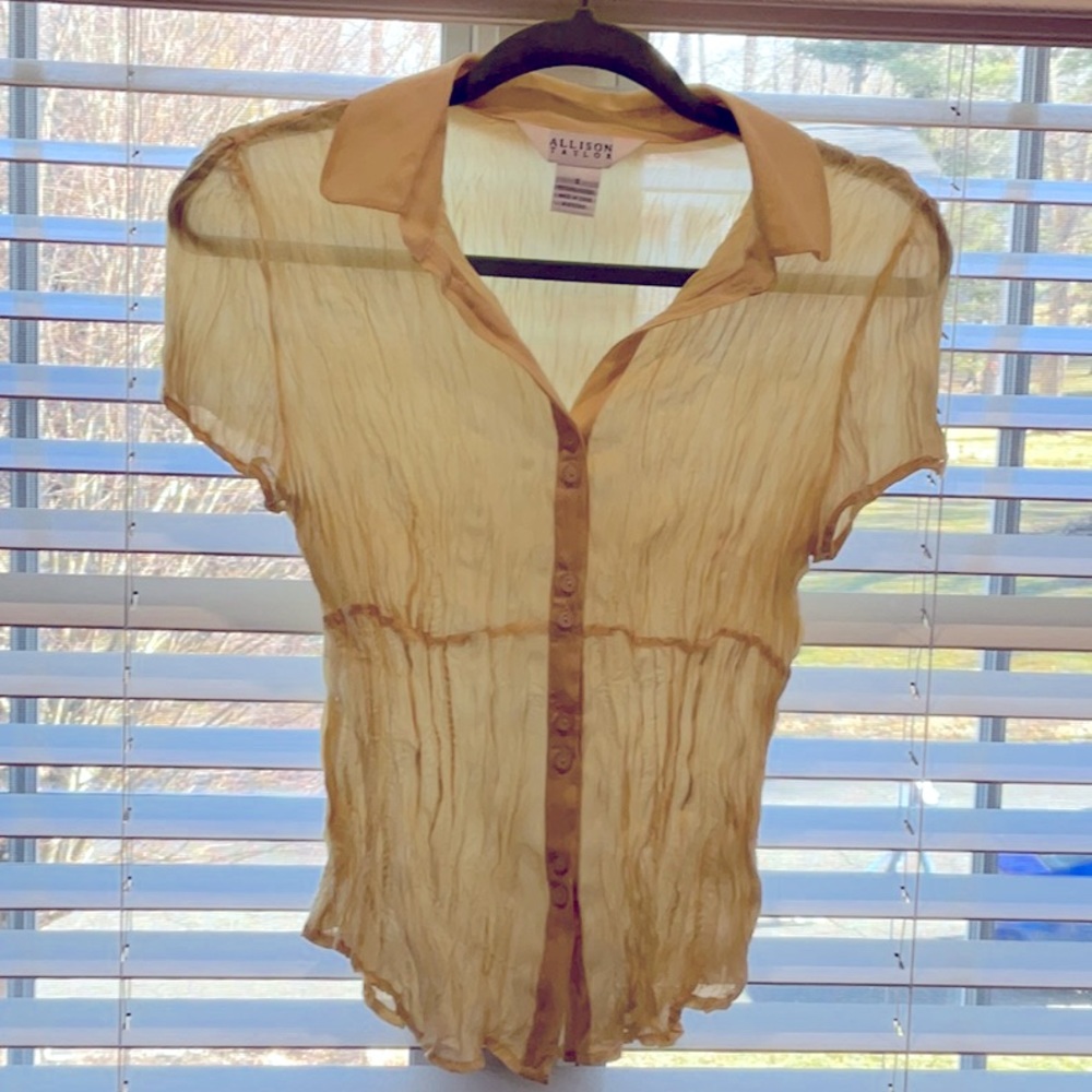 Allison Taylor Pale Yellow Blouse
